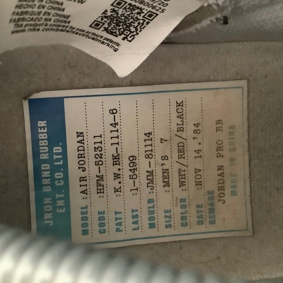 USED Mens Sz 7/Wmns 8.5 Nike Air Jordan 1 High 85’ Neutral Grey 2021 BQ4422-100 - Picture 9 of 9